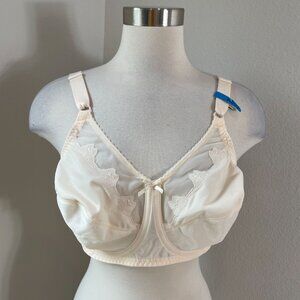 NEW Bali 36DDD Bra Classic Support Unlined Underwire Vanilla Cream Full Coverage